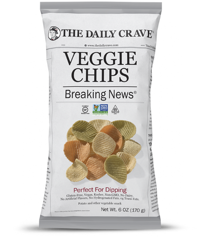 Daily Crave Breaking News Veggie Chips 170g - 8 Pack