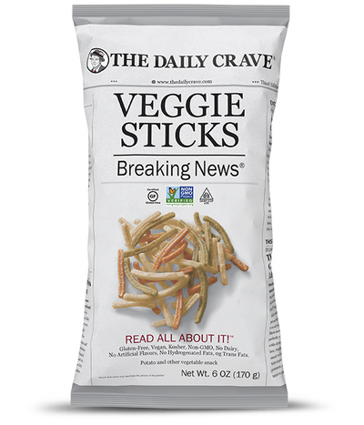 Daily Crave Breaking News Veggie Sticks 170g - 8 Pack