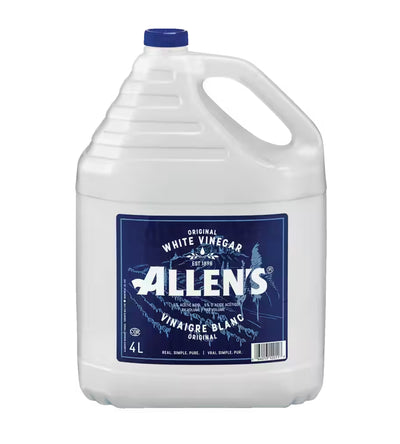 Allen's White Vinegar 4L - Case of 6