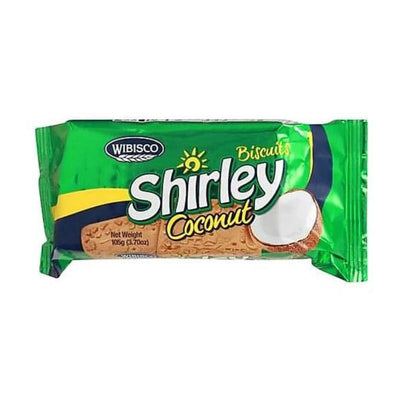 Wibisco Shirley Coconut Biscuits - Case of 12