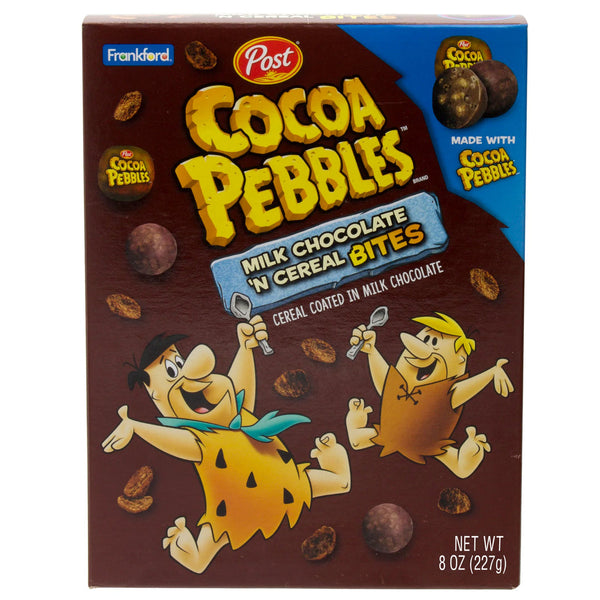 Post Cocoa Pebbles Milk Chocolate N Bites Cereal 227G (USA) – Stockup ...