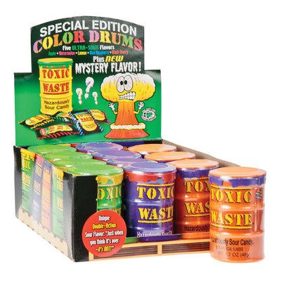 Toxic Waste Drum Special Edition Color With Mystey Flavour 1.7oz - 12ct