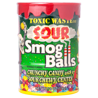 Toxic Waste Sour Smog Balls Bank 114g - Case of 12