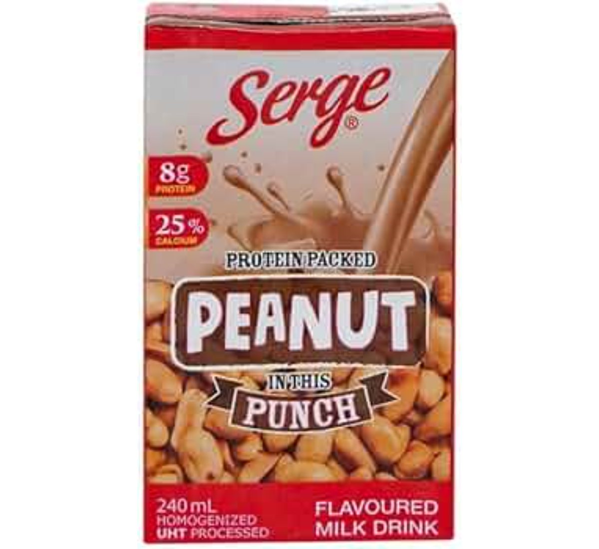 Sege Peanut Punch Flavoured Milk Drink 250ml (24 pack)