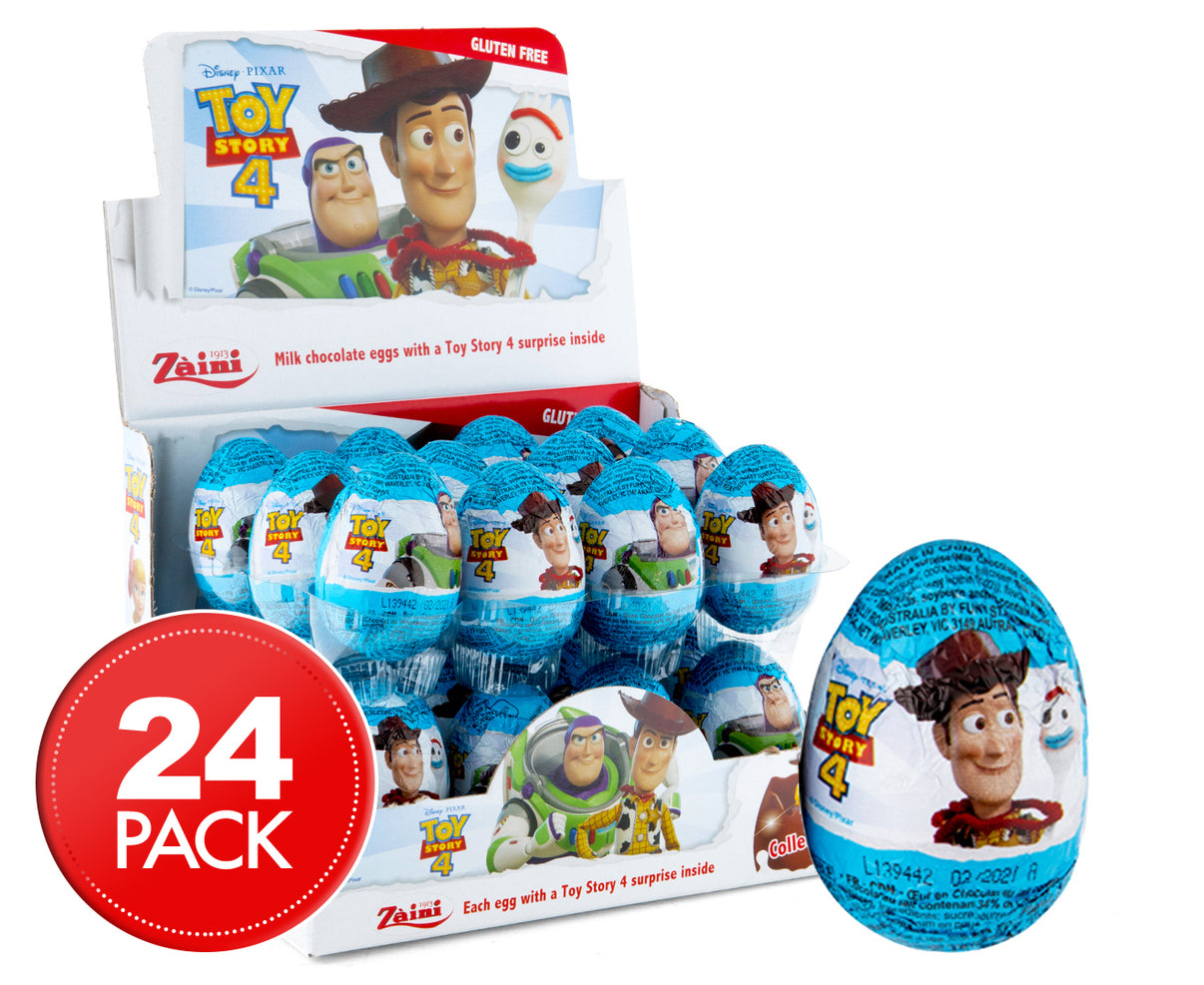 Zaini Disney Toy Story 4 Chocolate Egg 20g 24ct Stockup Market