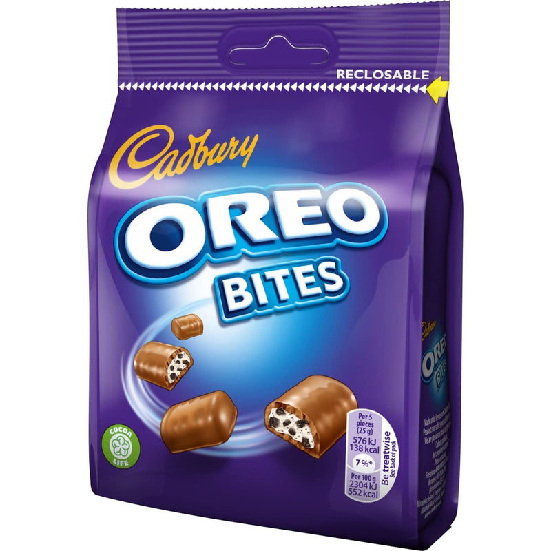 Cadbury Oreo Bites Bag 85G - Case Of 10 (UK Imported)