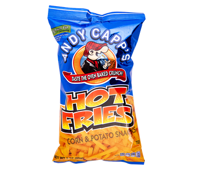 Andy Capp's Hot Fries Corn Potato Snacks (Case of 12)