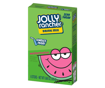 Jolly Rancher Watermelon Singles to Go Sugar Free (Case of 12)