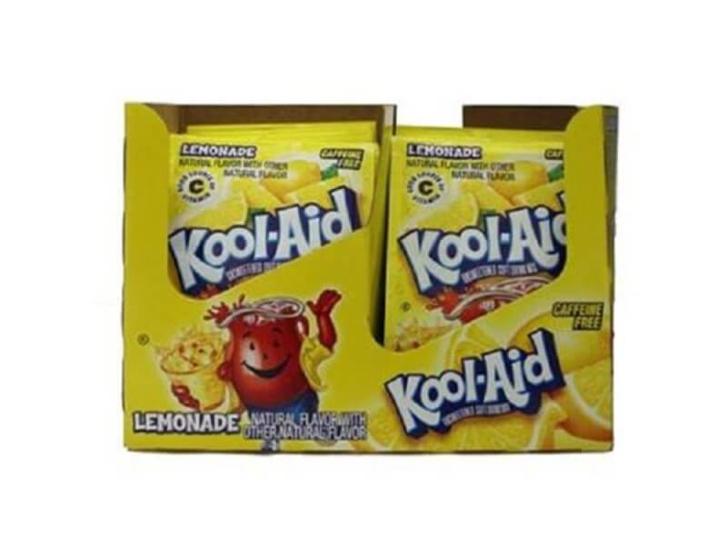 Kool-Aid Lemonade Unsweetened Drink Mix (Box of 48)