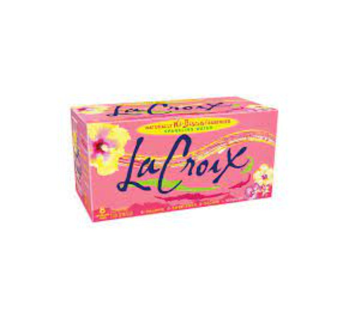 La Croix Naturally Hi - Biscus Essenced  Sparkling Water 355ml (8 pack)