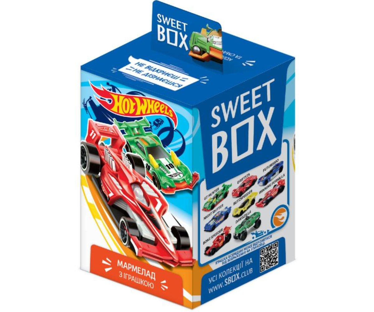 Sweet Box Hot Wheels Surprise (Case of 10)