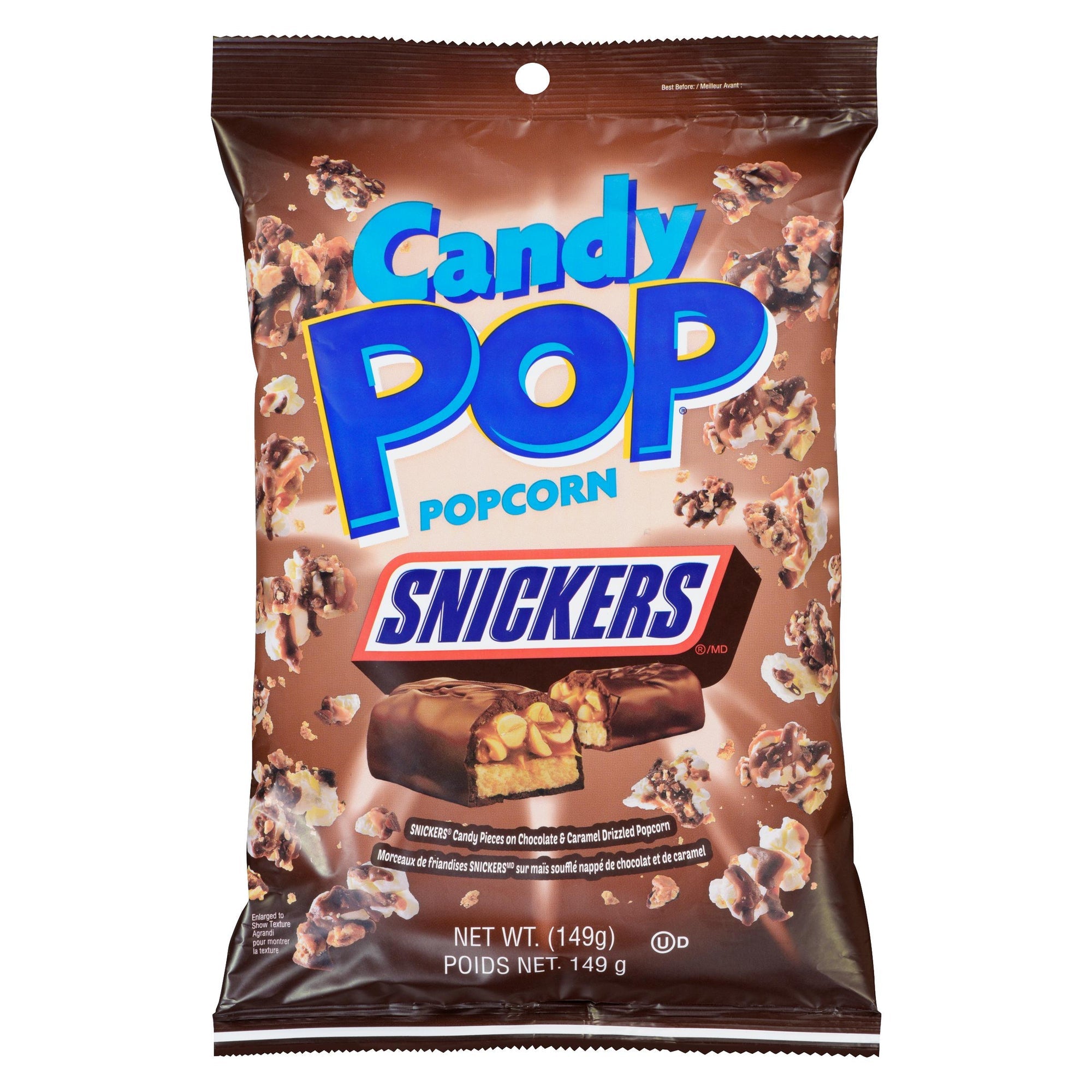 Candy Pop Snickers Popcorn 149G - Case of 12 – Stockup Market